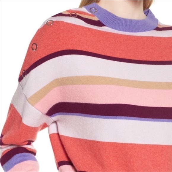 LEWIT Sanna Pink Paradise Cashmere Blend Sweater - Picture 5 of 9